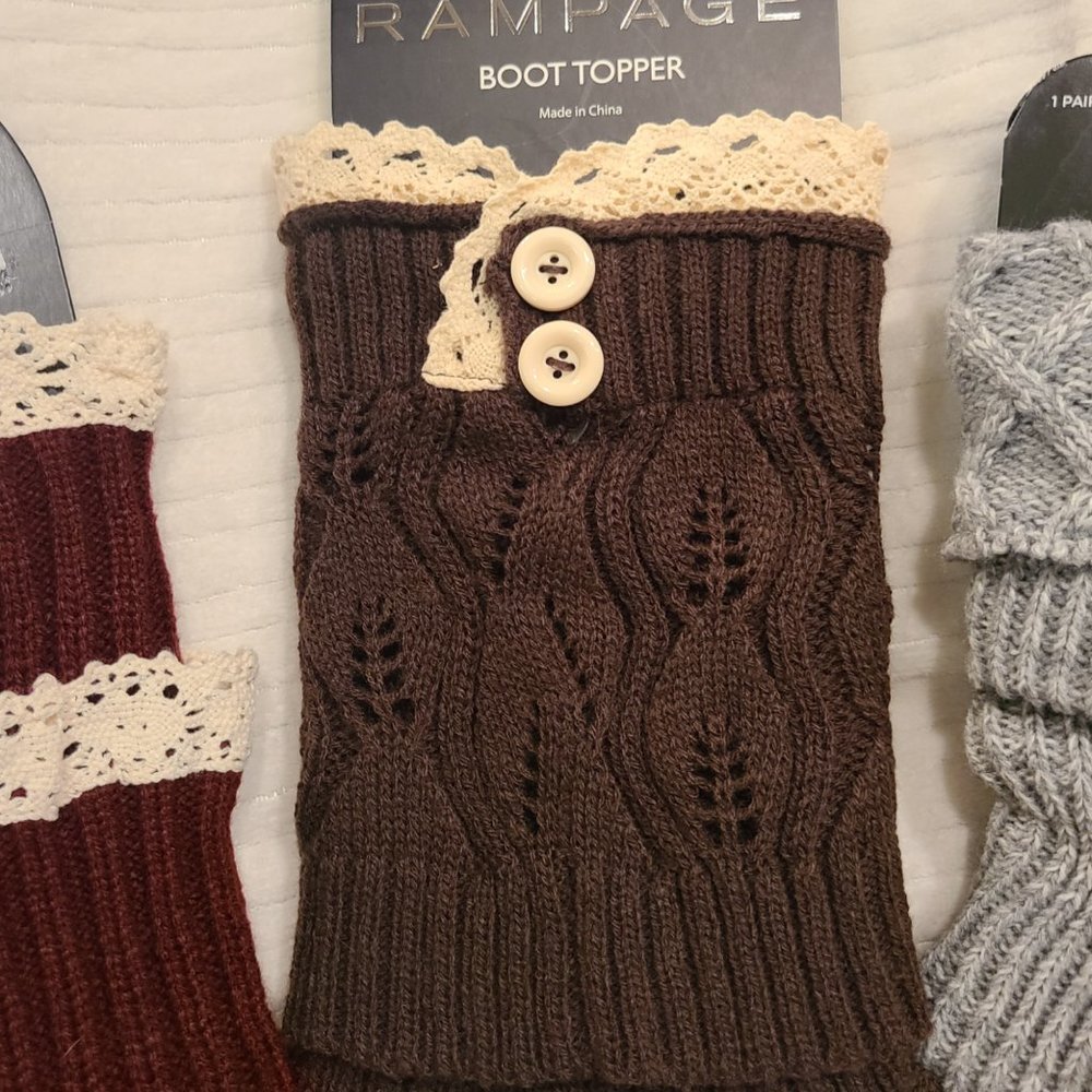 NWT 4 Pairs of Boot Toppers - Picture 4 of 5